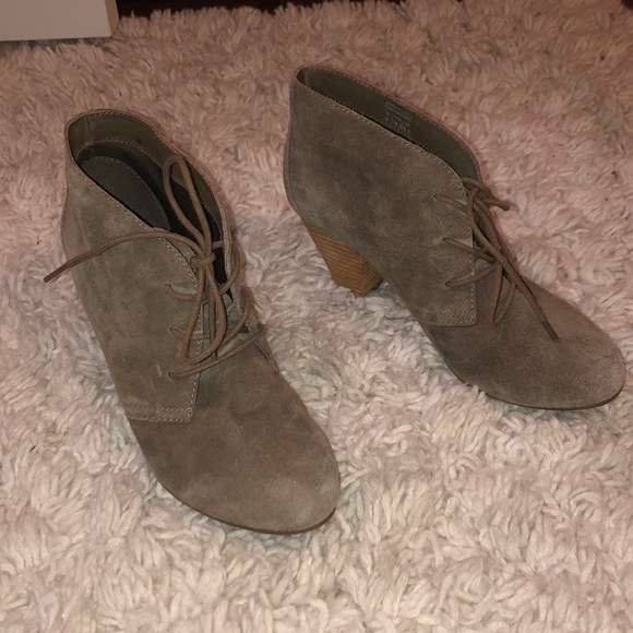 Aldo Shoes - ALDO Tan suede lace up booties